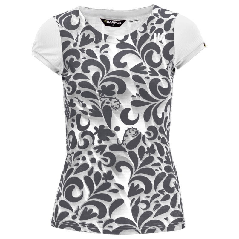 Damen T-Shirt Karpos Loma Print W Jersey weiß-grau Damen T-Shirt Karpos Loma Print W Jersey weiß-grau